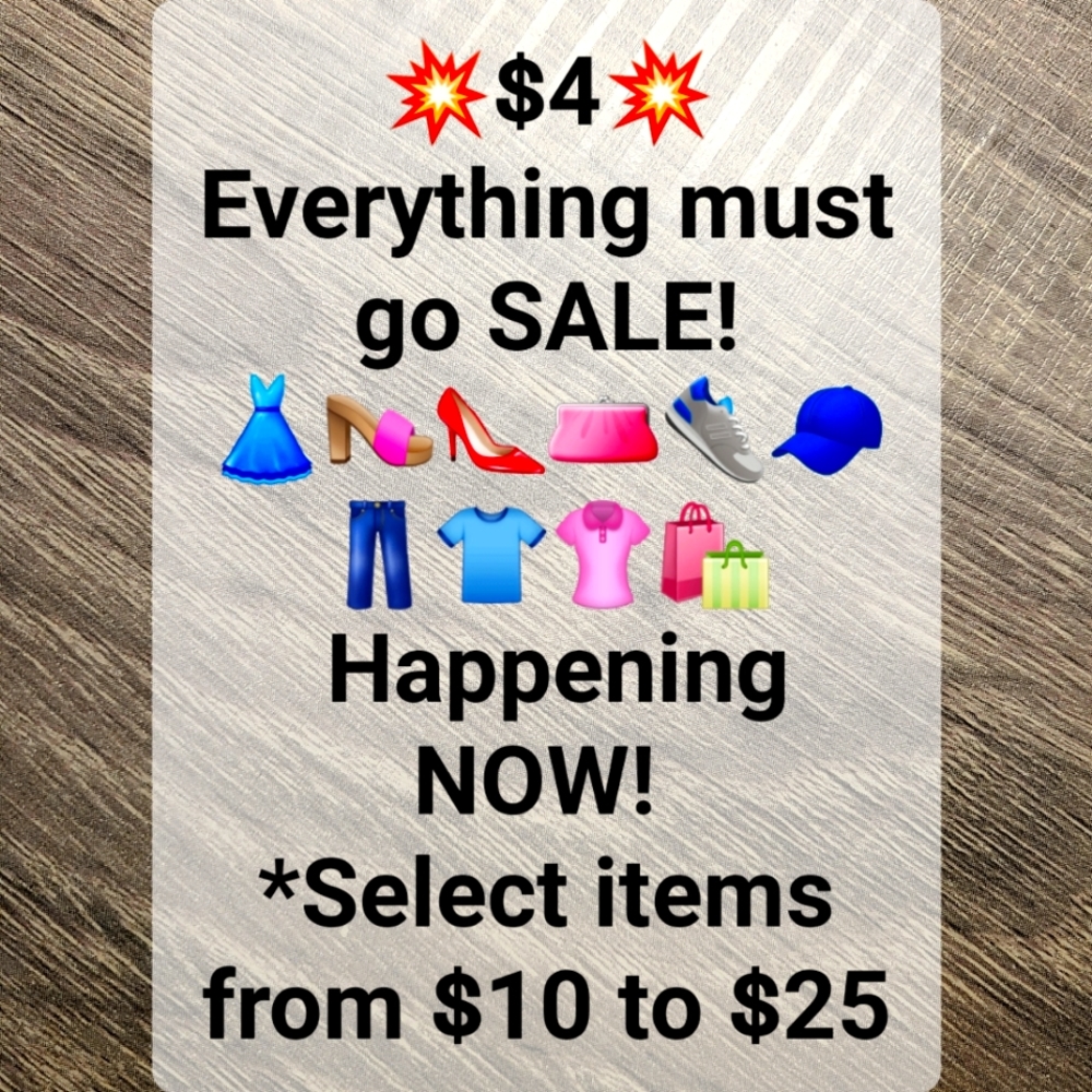 SALE Happening NOW